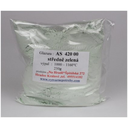 Glazura stredne zelena