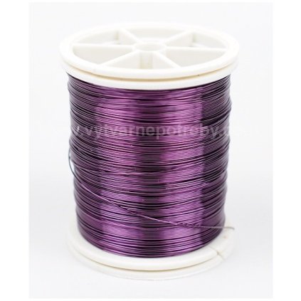 dekoracni drat fialovy