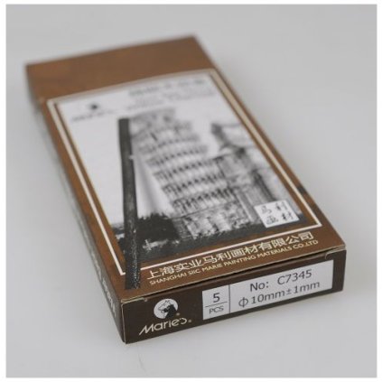 Přírodní uhel - Marie's 10 mm / 5 ks