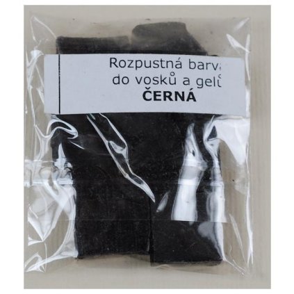 Barva do vosků - černá , 10 g