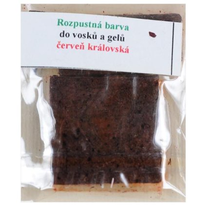 Barva do vosků - červeň královská 10g