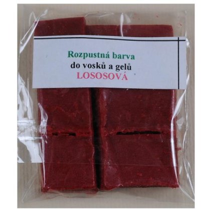 Barva do vosků - lososová 10g