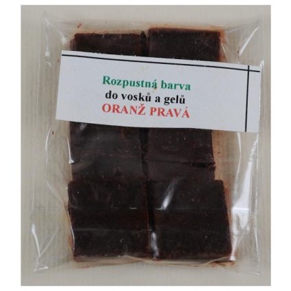 Barva do vosků - oranžová , 10 g