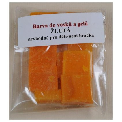 Barva do vosků - žlutá , 10 g