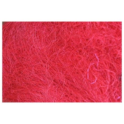 Kokosové vlákno 25g - červené