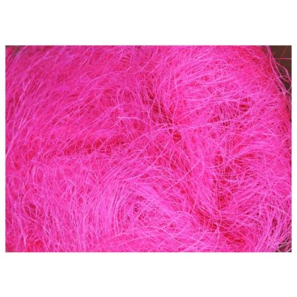 Kokosové vlákno 25g - zářivě růžové