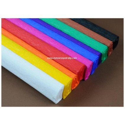 Krepový papír - MIX 10 ks