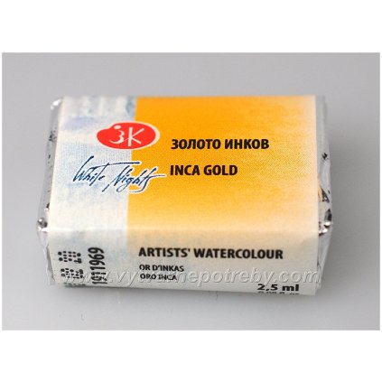 WN akvarel Incke zlato