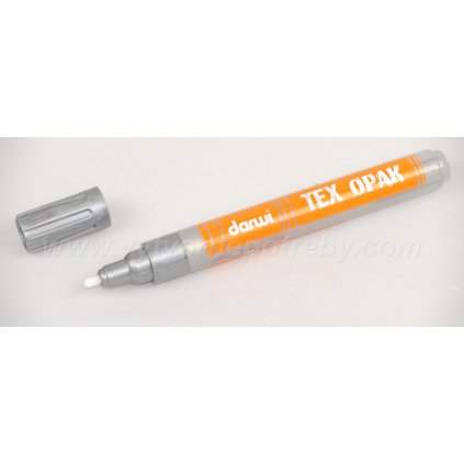 Darwi TEX popisovac stribrna