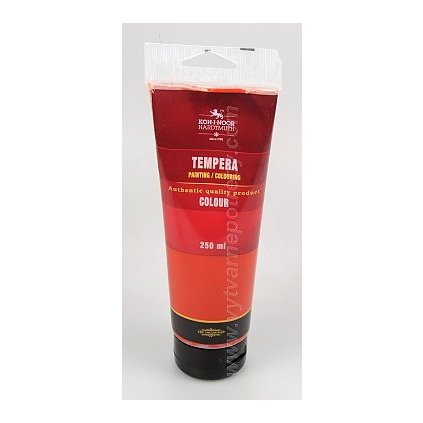 Temperová barva - Koh-i-noor 250 ml. - Červená světlá
