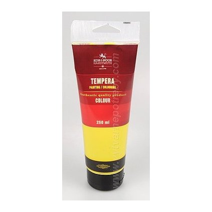 Temperová barva - Koh-i-noor 250 ml. - Žlutá citrónová
