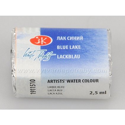 Akvarelová barva – Blue Lake / Modrý lak 2,5 ml.