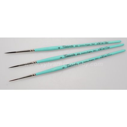 Štětec Tintoretto č.835/0 , extra dlouhý vlas - akvarel