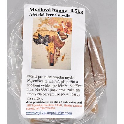 Mýdlová hmota African Black 1 kg
