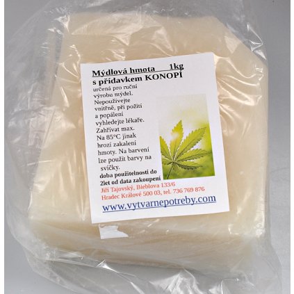 Mýdlová hmota s konopným olejem 1 kg HEMP