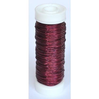 Dekoracni drat bordo