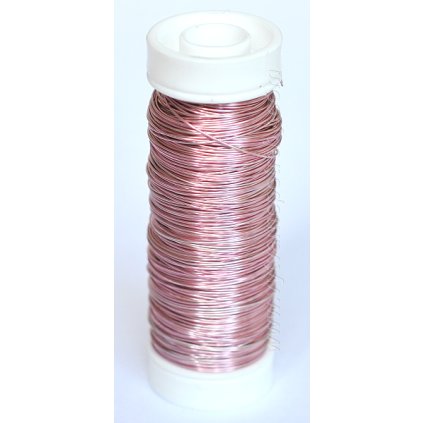 Dekoracni drat staroruzovy