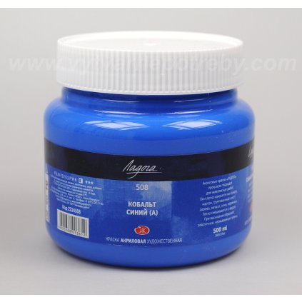 Akrylová barva LADOGA 500 ml. - Kobaltová modř ( imitace)