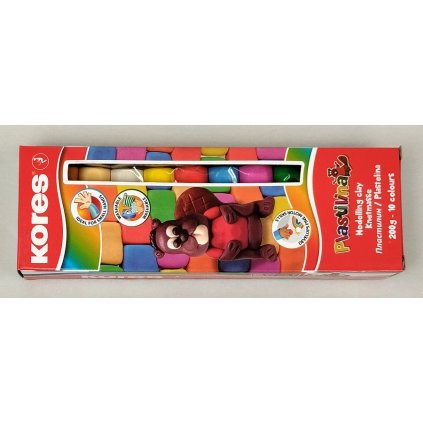 Modelovací hmota KORES - 10 barev , 200 g