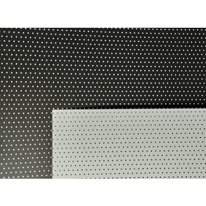 Fotokarton A4, 300g/m2 černý puntík