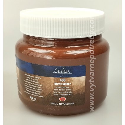 Akrylova barva hneda Ladoga