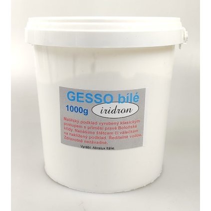 GESSO - Akrylový šeps , 1000 g - BÍLÝ