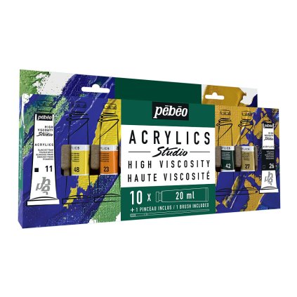 Pebeo acryl Studio 10 x 20 ml.
