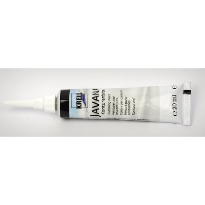 Kontura na hedvábí a textil JAVANA ,20 ml. - Černá - DOPRODEJ !