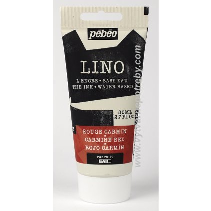 PEBEO Lino karmínová
