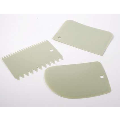 Špachtle 3 ks plast keramika