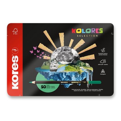 KORES pastelky 50