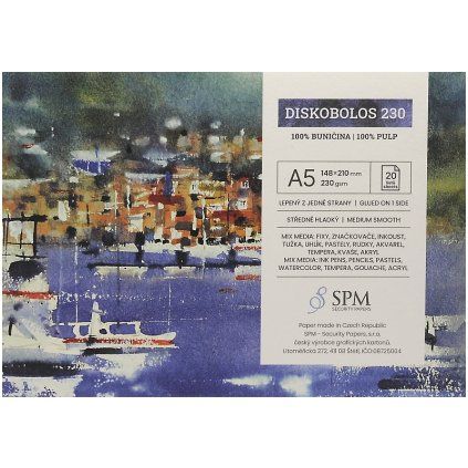 Blok DISKOBOLOS A5 230g