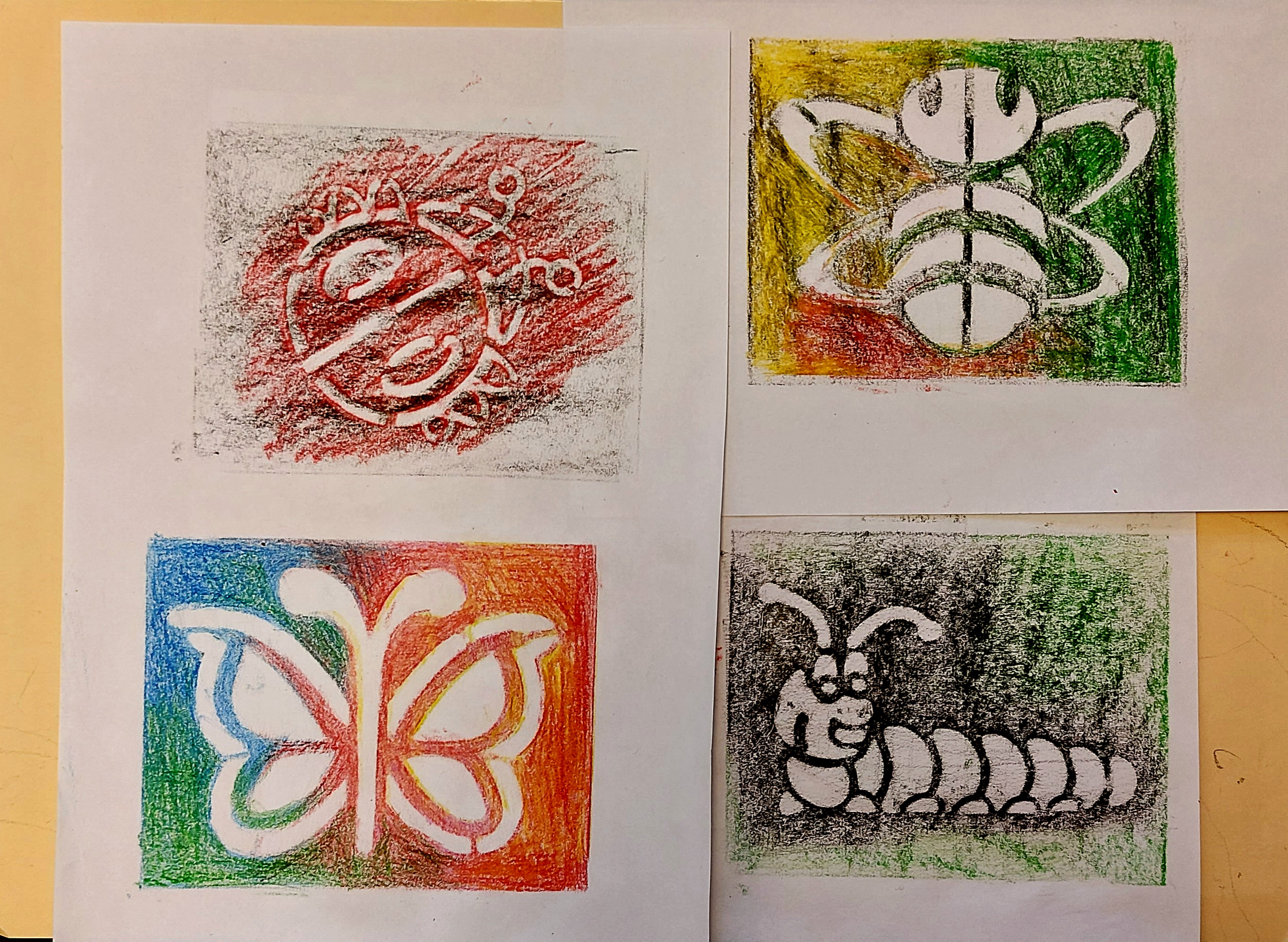 Frotáž – technika vhodná nejen pro děti