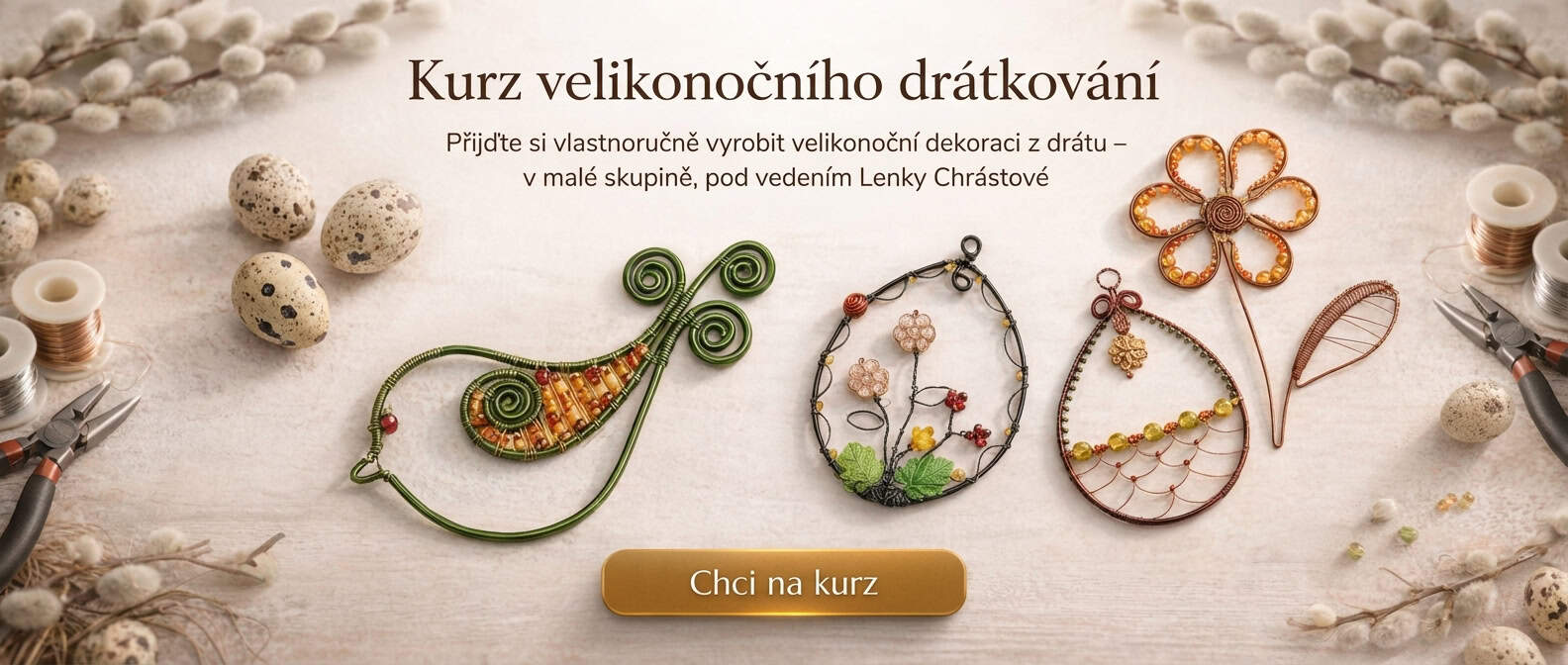 Kurz: Velikonoční drátkování