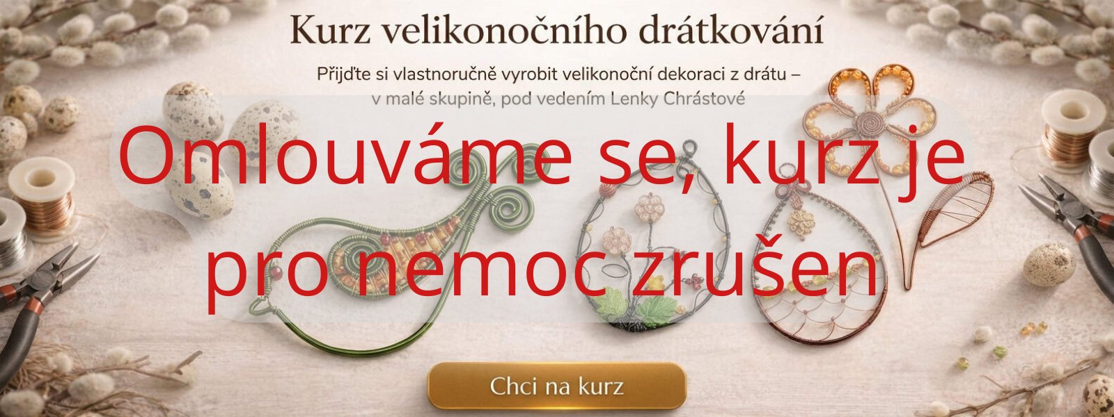 Kurz: Velikonoční drátkování