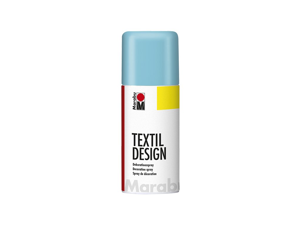 4871 barva na textil ve spreji marabu textil design spray 150 ml modra karibska 091