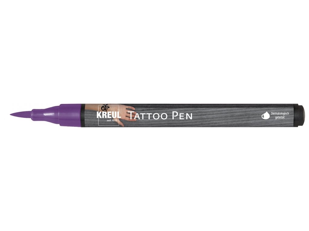 Kreul tetovací fix Tattoo Pen 0,5 - 3mm - fialový DOPRODEJ |  VÝTVARNÝ-SHOP.CZ