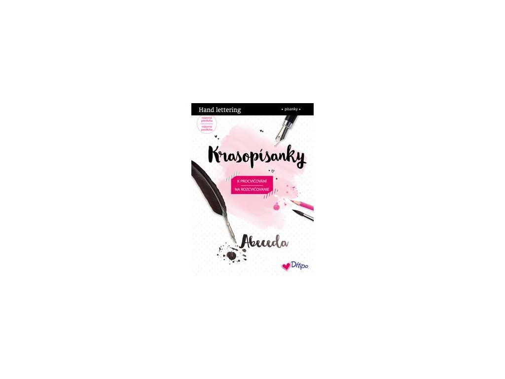 Písanka Ditipo A4 Abeceda pro nácvik krasopsaní a hand letteringu, formát A4