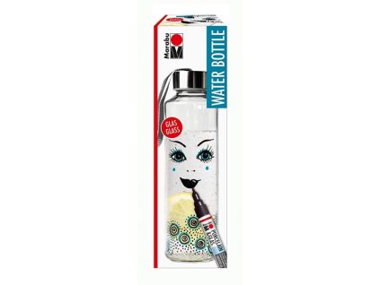 326 marabu water bottle set lahev 2x fix na sklo a porcelan