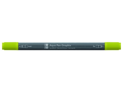 479 1 akvarelovy fix oboustranny aqua pen graphix zelena tmava 068