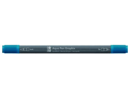 494 1 akvarelovy fix oboustranny aqua pen graphix petrolejova 092
