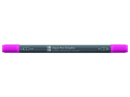 500 1 akvarelovy fix oboustranny aqua pen graphix ruzova cukrova 132