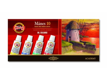 545 manes academy sada olejovych barvev 10x16 ml