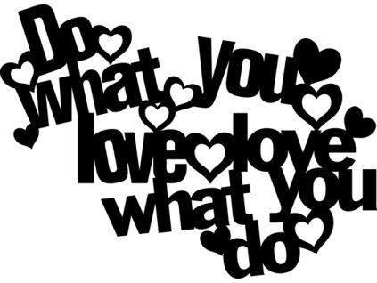 Šablona Marabu pro Fashion sprej 30x30cm - Do what you love DOPRODEJ