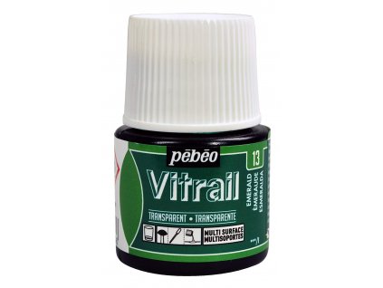 barva na sklo pebeo vitrail 45ml 13