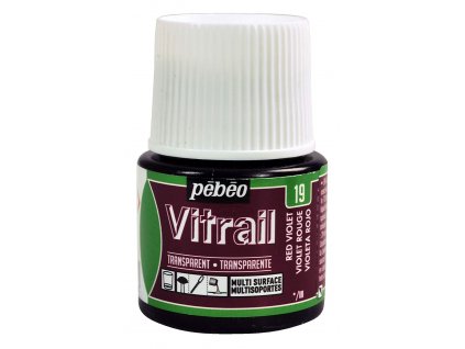 barva na sklo pebeo vitrail 45ml 19