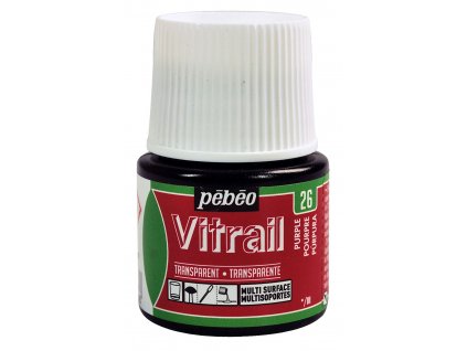 barva na sklo pebeo vitrail 45ml 26
