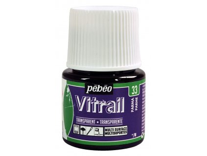 barva na sklo pebeo vitrail 45ml 33