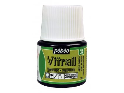 barva na sklo pebeo vitrail 45ml 34