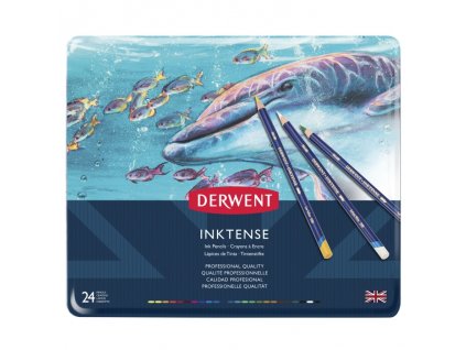 1313 2 derwent inktense akvarelove pastelky 24 barev